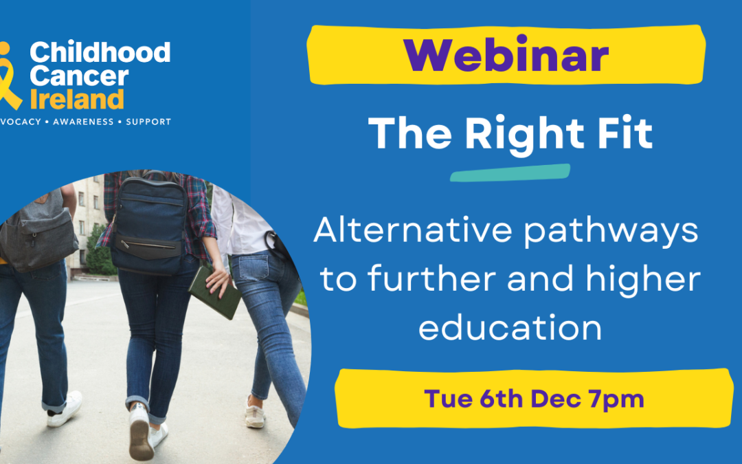 Webinar: The Right Fit – Alternative Pathways to Further and Higher Education
