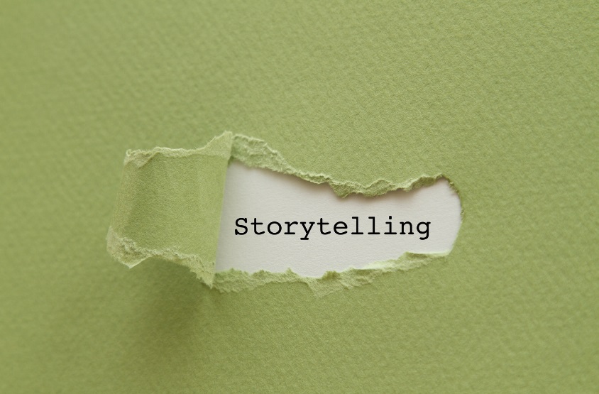 The word 'storytelling'