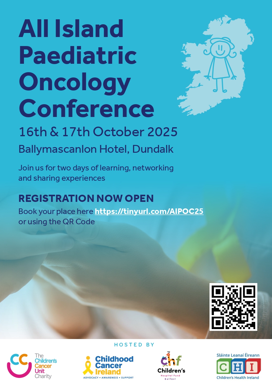 AIPOC 2025 Registration_page-0001 Poster for All-Island Paediatric Oncology Conference
