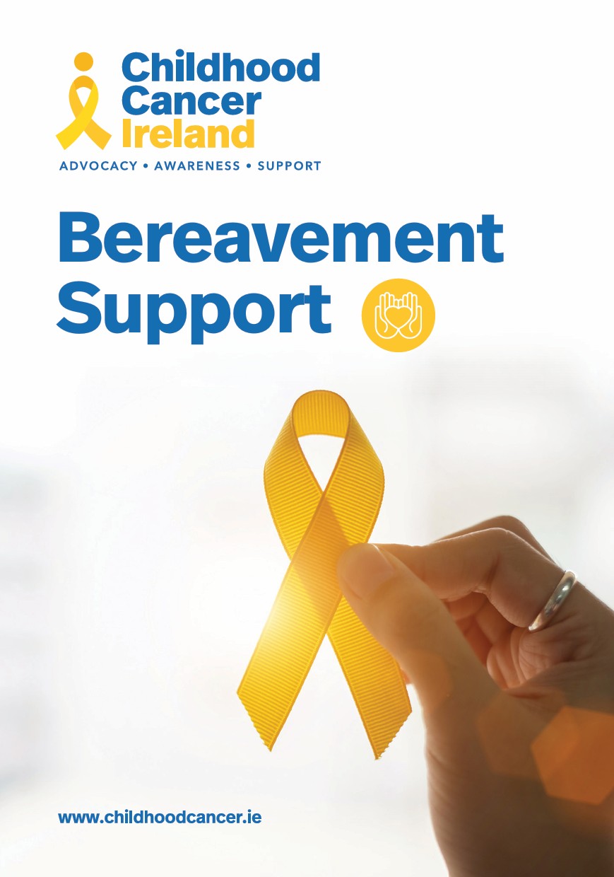 Cover of bereavement flyer